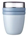 MEPAL Ellipse Mini-Lunchpot Müslibecher Joghurtbecher Kunststoff Hellblau 300 ml
