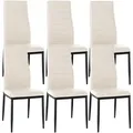 CLP Stuhl, Creme, Textil, 41.5x99x40 cm, Esszimmer, Stühle, Esszimmerstühle, Vierfußstühle