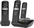 Gigaset AS690A Trio DECT Telefon 3 Mobilteile Anrufbeantworter B-Ware
