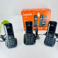 Gigaset AS690 Trio 3x Schnurlose Telefone  DECT Mobilteil Basis Ladeschale Top ✅