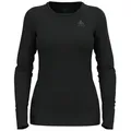 Odlo T-Shirt Damen Funktionsshirt NATURAL MERINO 200 (1-tlg) schwarz M