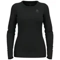 Odlo Funktionsunterhemd Odlo Damen Natural Merino 200 Base Layer mit Rundh schwarz M