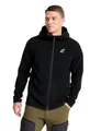 RevolutionRace Hiker Fleece Hoodie für Herren, Leichter und elastischer Fleece-Hoodie, Black, S