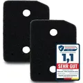 2er Set Filter passend für Miele T1 9164761 Trockner Wärmepumpentrockner Fein-Grob Schwammfilter Filtermatte Kondenstrockner Sockelfilter
