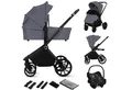 lionelo Kombi-Kinderwagen MIKA PLUS 3IN1, (Set), 3in1 Set mit Astrid i-size/XXL-Verdeck/Komfortable Dämpfung