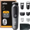 Braun Haarschneider Braun All-in-One Trimmer-Set 5, 9-in-1 Bart + Haare AIO5545