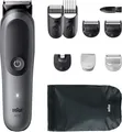 Braun All-in-One Trimmer-Set 5, 9-in-1 Multigroom  AIO5545/Unvollständig /Grau