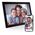 XORO CPF 10CF – 10,1" Digitaler WLAN Bilderrahmen, Schwarz, 1280x800 HD IPS Touchscreen, 16GB Speicher, Auto-Rotation & Sofort-Foto-/Video-Sharing