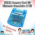 RetroRetter 512 MB Memory Card für Nintendo Wii & GameCube - 8192 Blöcke NGC Speicherkarte 128
