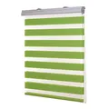 Ventanara® Doppelrollo Grün Kassetten Duo Rollo Seitenzugrollo inklusive Montagematerial 80 x 160 cm