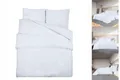 Bettwäsche-Set Weiß 200x200 Cm Leichte Mikrofaser