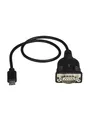 StarTech.com ICUSB232C USB C to Serial Adapter Cable 40 CM USB Type C to RS232 (DB9) Converter Cable