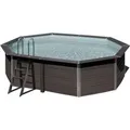 Gre Composite Pool Avantgarde Oval 524 cm x 386 cm x 124 cm m. Beleuchtung