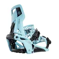 Nidecker OG Supermatic Snowboard Bindungen – Auto Open System mit verstellbarem Highback - Escape Cyan - L