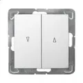 IMPRESJA MODUL WEISSER KABELKANAL ROLLLADEN-VERBINDER „PFEILE“