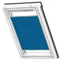 VELUX Wabenplissee Uni Blau 1156 Uni Blau 1156, CK02, Aluminiumschiene,GGU,Manuell,VELUX