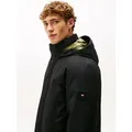 Tommy Hilfiger Kurzmantel TECH HOODED PADDED PARKA Regular fit schwarz M (48)