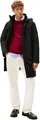Tommy Hilfiger Herren Mantel Tech Padded Parka mit Kapuze, Schwarz (Black), M