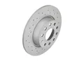 ZIMMERMANN Bremsscheibe 600324152 Hinterachse Gelocht 272mm 10mm für Ford MG VAG VW (FAW)