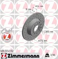 ZIMMERMANN 600.3241.52 Brake Disc for AUDI,AUDI (FAW),SEAT,SKODA,VW,VW (FAW)