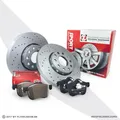 Zimmermann Sport Bremsscheiben  Beläge hinten für SKODA Octavia Combi 2.0 Tdi Rs