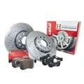 Zimmermann Sport Bremsen Bremsscheiben Beläge hinten für AUDI für VW 272 mm