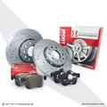 Zimmermann Sport Bremsscheiben Beläge hinten für VW Caddy 2.0 Tdi Team Edition