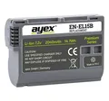 ayex EN-EL15B Akku Kompatibel mit Nikon Z8 Z6 Z7II Z5 D7500 D7000 D850 D800E D750 D610 D500 V1 Leistungsstarker qualitativer Akku für Lange Laufzeiten 2040mAh