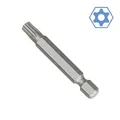 Innensechskant Bit TT30 50mm S2 Stahl mit Stirnloch