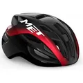 MET Rivale MIPS, Black Red Metallic, Glossy, Gr. S, 52-56 cm - Schwarz