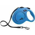 FLEXI Rollleine New CLASSIC Gurt - 8m, bis 50kg - Blau