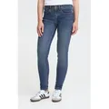 OXMO Slim-fit-Jeans OXHelle Klassische 5-Pocket Jeanshose blau W31/30