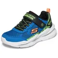 Skechers SKECHERS METEOR-LIGHTS 2.0 Sneaker Sportschuh mit Klett, Größenschablone zum Download blau|schwarz 28 EU