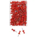 2x 100 Pin Wand Nadeln Rot für Pinwand Push Pins Red Pinnwand WEDO Diabolo