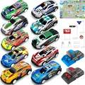 Auto Spielzeug Set, 10 Stück Spielzeugautos Metall mit spielteppich & Katapul...