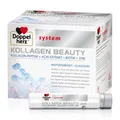 DOPPELHERZ Kollagen beauty system Ampullen 30St a 25ml PZN 13332904 plus Proben