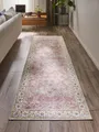 benuta Läufer Laury, rechteckig, Höhe: 5 mm, Teppich Wohnzimmer, Schlafzimmer, Esszimmer, Flur, Kunstfaser, Cozy