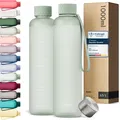 Trinkflasche 1l  Kohlensäure geeignet & Auslaufsicher  Für Sport, Schule & Bü...