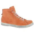 Andrea Conti Damen Schnürboots High Top Leder 0341500, Größe:42 EU, Farbe:Orange