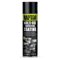 RAPTOR 1K Lack Spraydose Schwarz 450ml I Einfache Anwendung, Langlebige Schützende und Kratzfeste Beschichtung I direkt auf Metall, Aluminium, Glasfasern, Kunststoff und Holz