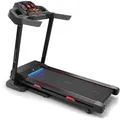 Sportstech Laufband F31s, Cardio-Training, bis zu 16 km/h, für Heimtraining, App-kompatibel, 12 Trainingsprogramme, Tablethalter, Getränkehalter, wartungsarm, mit Steigungswinkel