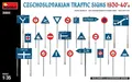 MINIART 35655 1:35 Czechoslovakian Traffic Signs 1930-40's Plastic Model Ki