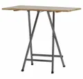 Fun Star Stehtisch Stehtisch 120cm x 80cm Kiefernholz eckig klappbar Stahlgestell