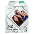 FUJIFILM instax SQUARE White Marble – 10er Sofortbildfilm 62×62 mm, ISO 800