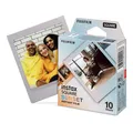 Fuji Instax Square Film Rainbow BlueMarble Monochrome Black White SQ1 6 40 Link