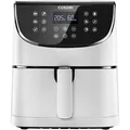 Cosori Heißluftfritteuse Premium XXL, CP158-AF-RXW, 11 Programme, 1700 Watt, weiß, 5,5 Liter