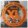 Saiten E-Gitarre D'Addario EXL110-3D Nickel Wound .010-046 Gitarrensaiten E- Git