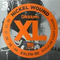 D'Addario EXL110-3D - regular light (010-046) - 3er Pack E-Gitarrensaiten