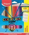 862726  ergonomische DreiKantBuntstifte, Farbstifte COLOR'PEPS STRONG  x24 St...