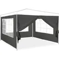 Relaxdays 4x Pavillon-Seitenwand (300 cm, 10 cm) (4052025358778)